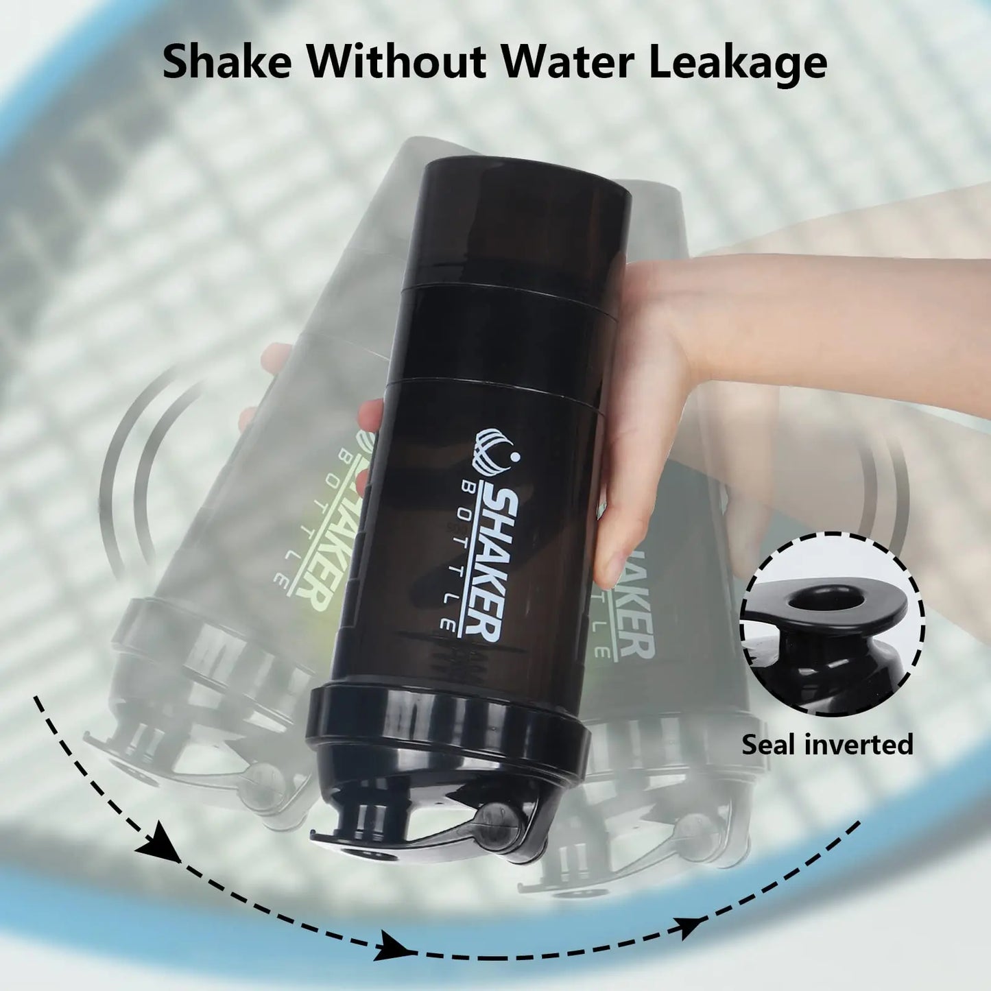 Protein Shaker Leak Proof 3 Layer Bottle