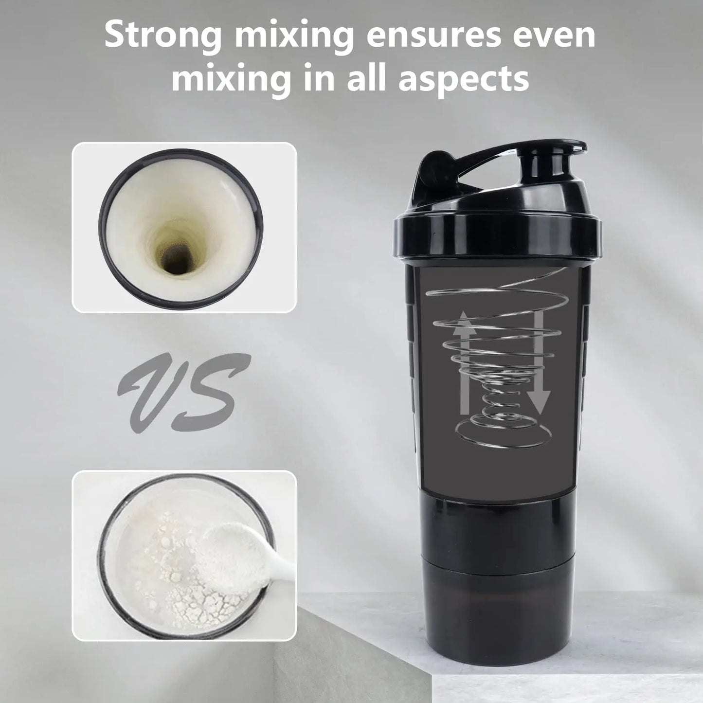 Protein Shaker Leak Proof 3 Layer Bottle
