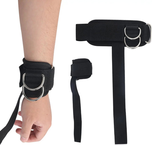 2pcs Wrist Straps for Weightlifting Weightlifting Straps with D Ring Weight Lifting Straps Deadlift Straps for Gym Straps